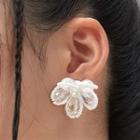 Flower Bead Sterling Silver Earring
