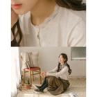 Crochet-trim Henley