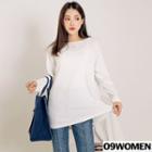 Tall Size Square-neck Long-sleeve T-shirt