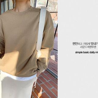 Crewneck Plain Sweatshirt
