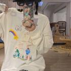 Long-sleeve Graffiti Sweatshirt