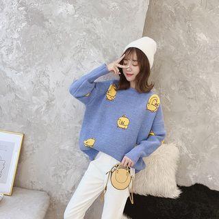 Chick Pattern Sweater