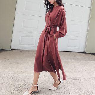 Long Sleeve Midi Shirtdress
