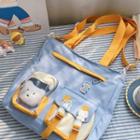 Pvc Pocket Nylon Shoulder Bag / Bag Charm / Set