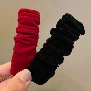 Shirred Velvet Hair Clip