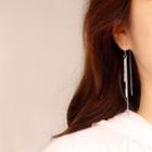 Layered Threader Earring With Gift Box - 1 Pair - Silver - One Size