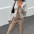 Hoop Accent Knit Top