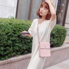 V-neck Wool Blend Long Dress