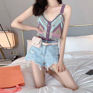 Color-block Knit Camisole