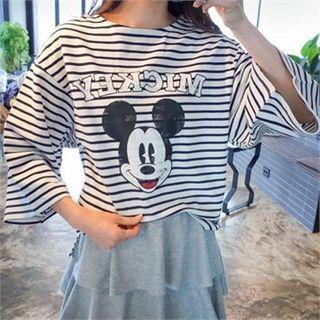 Mickey Mouse Stripe T-shirt