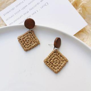 Rattan Woven Dangle Earring (various Designs)