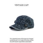 Patterned Military Cap