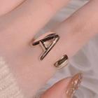 Alphabet Alloy Open Ring