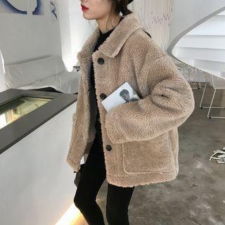 Furry Loose-fit Coat