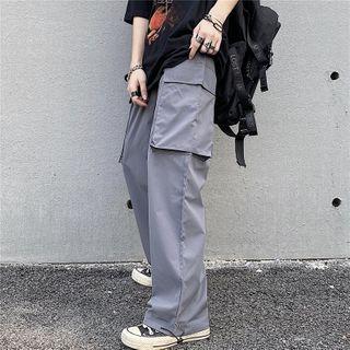 Pocket Wide Leg Pants