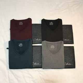 Set: V-neck Fleece-lined Top + Pants