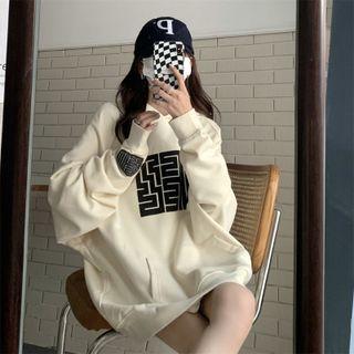 Maze Print Hoodie