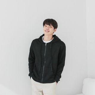 Zip-up Fleece-lined Hoodie