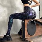 Splash-pattern Sports Leggings