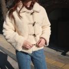 Fleece Toggle Jacket As Shown In Figure - One Size