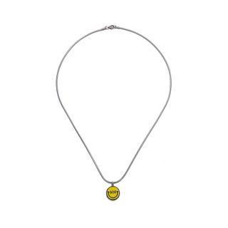 Smile Necklace Silver & Yellow - 60cm
