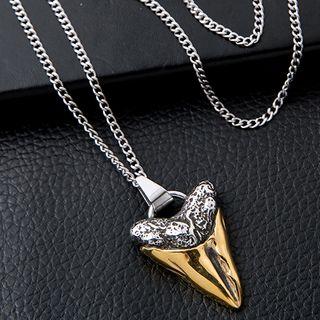 Stainless Steel Arrowhead Pendant Necklace As Shown In Figure - One Size