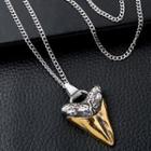 Stainless Steel Arrowhead Pendant Necklace As Shown In Figure - One Size
