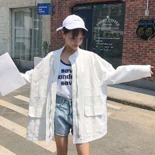 Zip Stand Collar Jacket