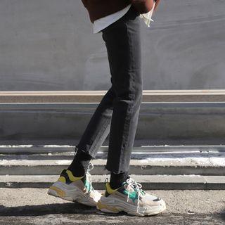 Row-hem Slim-fit Jeans