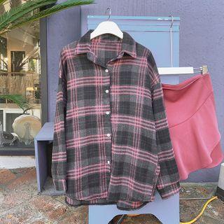 Napped Plaid Shirt