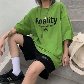 Letting Short-sleeve T-shirt Grass Green - One Size