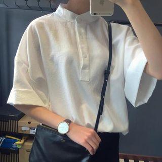 Band Collar Blouse