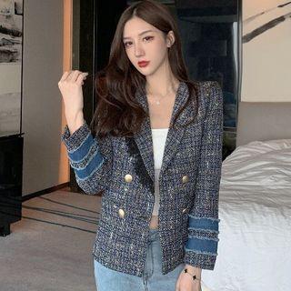 Tweed Double-breasted Blazer