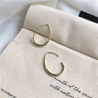 Hoop Drop Earring 1 Pair - Earrings - One Size
