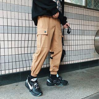 Pocketed Cargo Jogger Pants