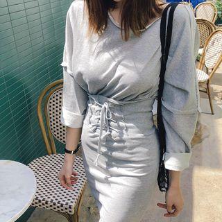 Fray-edge Seam-trim Oversized T-shirt