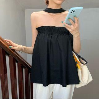 Strappy Off-shoulder Cutout Top