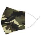 Handmade Water-repellent Face Mask Cover (camouflage)(adult) Green - Adult