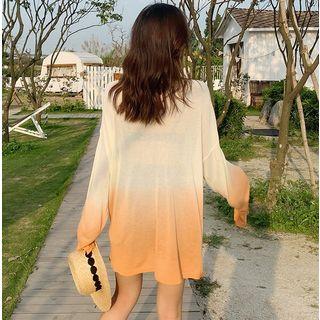 Gradient Loose-fit T-shirt Dress