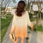 Gradient Loose-fit T-shirt Dress