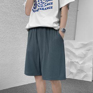 Plain Viscose Shorts