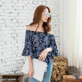Floral Off-shoulder Top