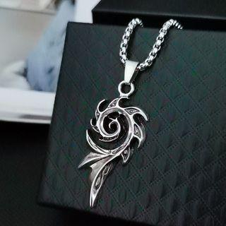 Flame Alloy Pendant Leather / Necklace (various Designs)