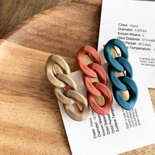 Frosted Chain Hair Clip