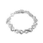 Elegant Fashion White Chinese Zodiac Dragon Bracelet Silver - One Size