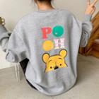 Pooh Printed Napped Pullover