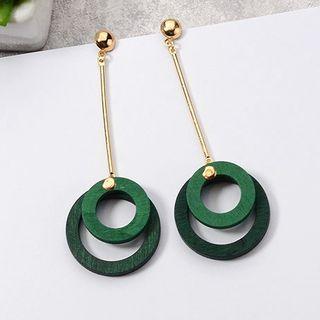 Wooden Hoop Earrings