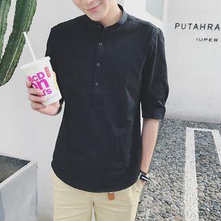 Short-sleeve Button-front Shirt