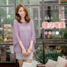 Bat Sleeved Loose Knitted Top