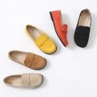 Chunky-toe Colored Loafers